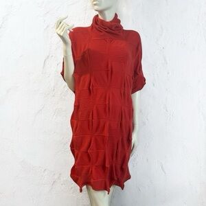 Oska 3D Geometric Knit Jumper Dress